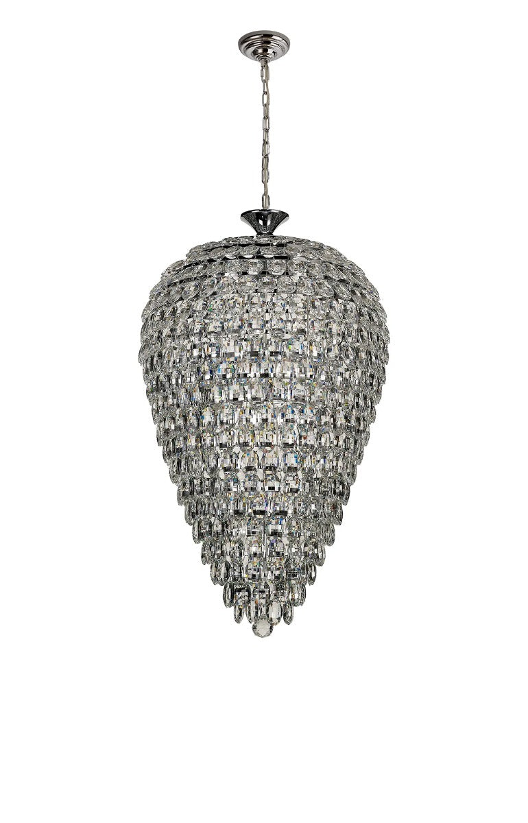 Diyas Coniston 16 Light Acorn Pendant Light in Polished Chrome