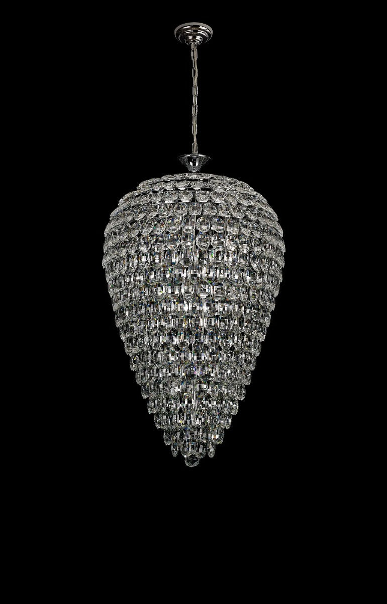 Diyas Coniston 16 Light Acorn Pendant Light in Polished Chrome