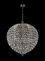 Diyas Coniston 16 Light Pendant Light in Antique Brass