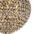 Diyas Coniston 16 Light Pendant Light in Antique Brass