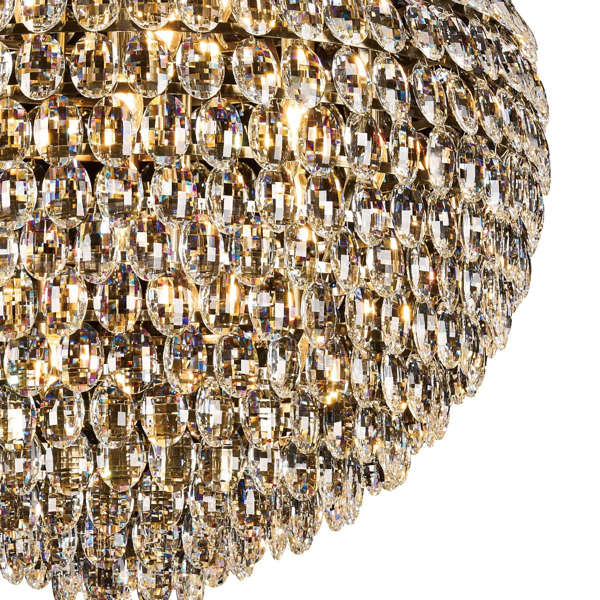 Diyas Coniston 16 Light Pendant Light in Antique Brass