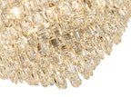 Diyas Coniston 16 Light Pendant Light in French Gold with Crystal