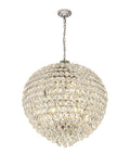 Diyas Coniston 16 Light Pendant Light in Polished Chrome with Crystal