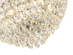 Diyas Coniston 16 Light Pendant Light in Polished Chrome with Crystal
