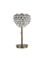 Diyas Coniston 2 Light Table Lamp in Antique Brass