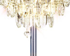 Diyas Coniston 2 Light Table Lamp in Polished Chrome with Crystal