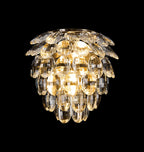 Diyas Coniston 2 Light Wall Light in Antique Brass IP44