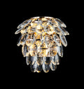 Diyas Coniston 2 Light Wall Light in French Gold IP44