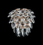 Diyas Coniston 2 Light Wall Light in French Gold IP44