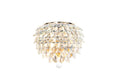 Diyas Coniston 2 Light Wall Light in French Gold with Crystal