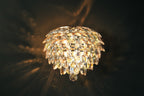 Diyas Coniston 2 Light Wall Light in French Gold with Crystal