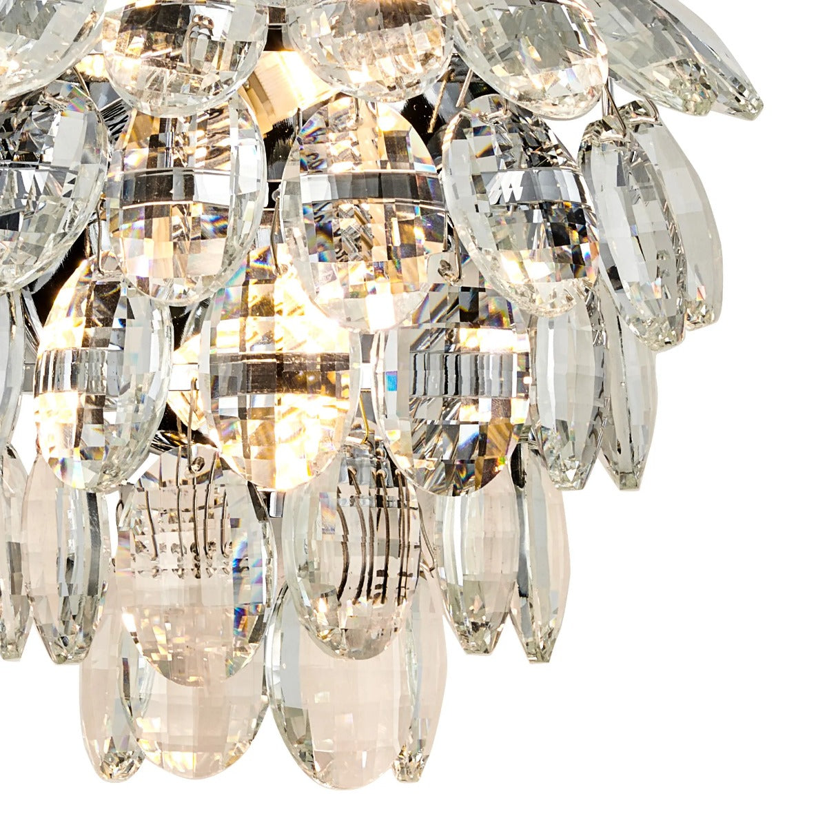 Diyas Coniston 2 Light Wall Light in Polished Chrome IP44