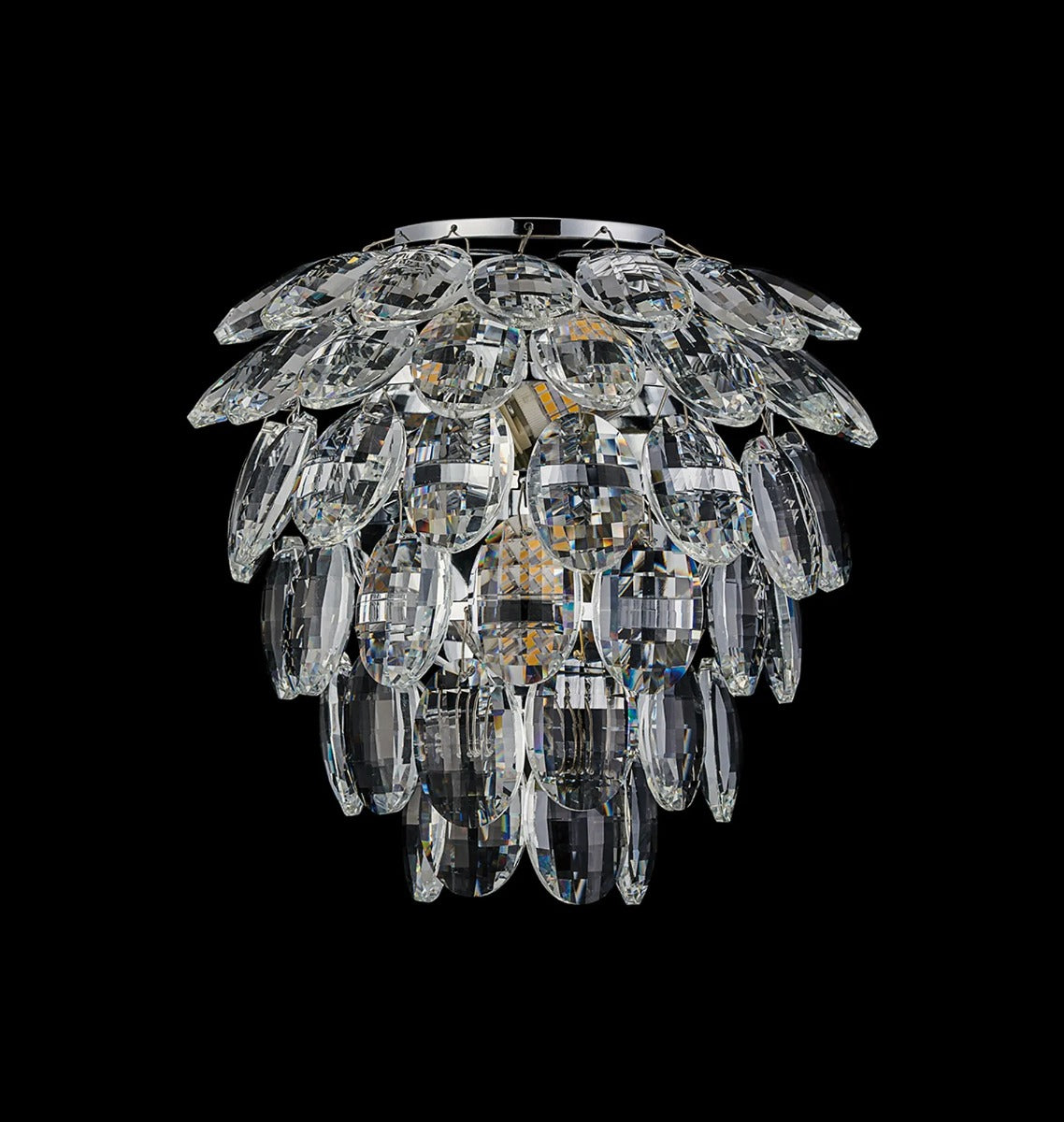 Diyas Coniston 2 Light Wall Light in Polished Chrome IP44