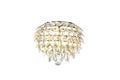 Diyas Coniston 2 Light Wall Light in Polished Chrome with Crystal