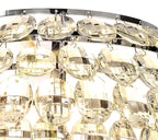 Diyas Coniston 2 Light Wall Light in Polished Chrome with Crystal
