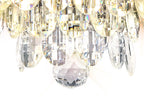 Diyas Coniston 2 Light Wall Light in Polished Chrome with Crystal