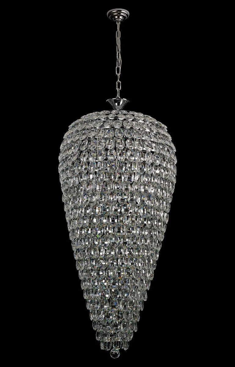 Diyas Coniston 20 Light Pendant Light in Polished Chrome