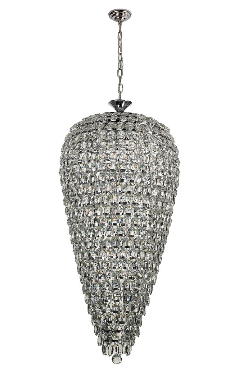 Diyas Coniston 20 Light Pendant Light in Polished Chrome