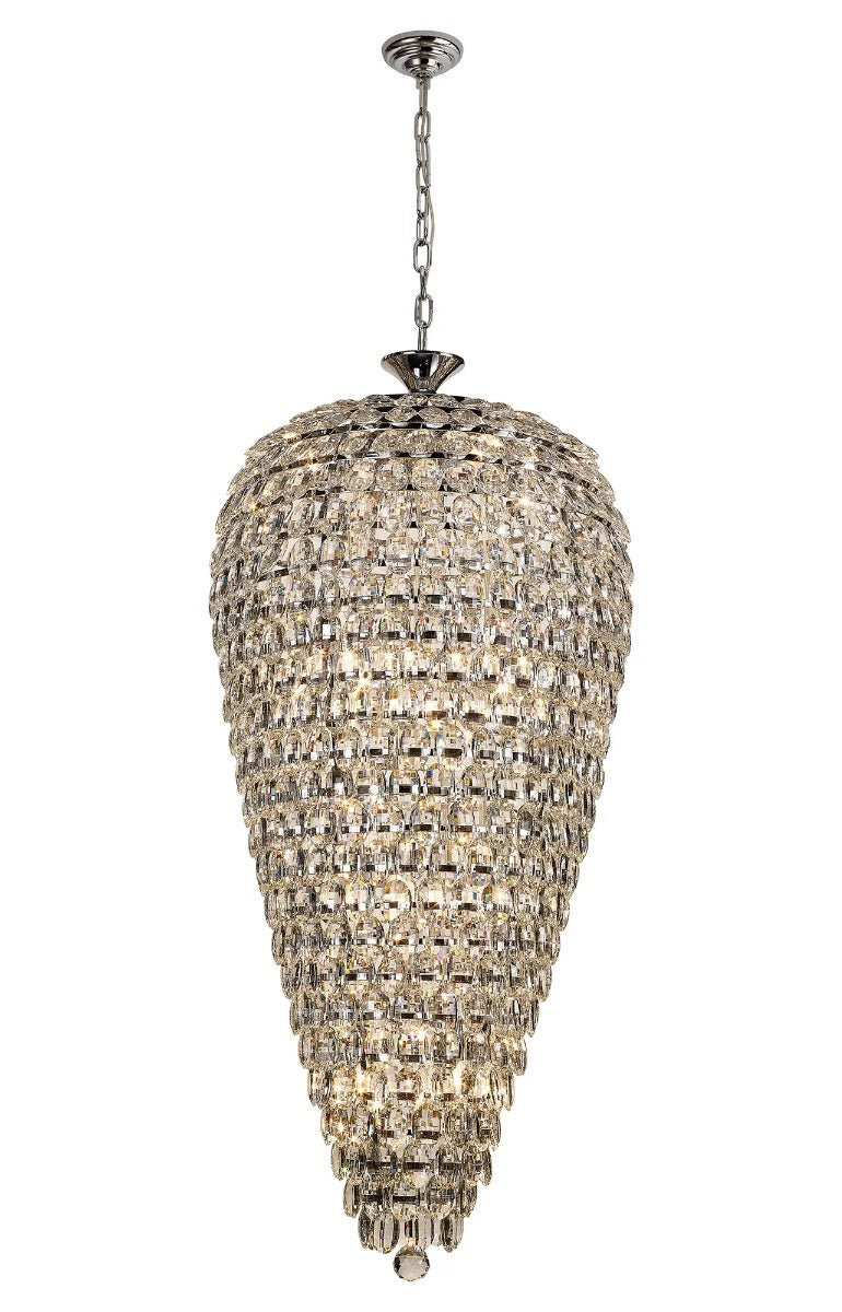 Diyas Coniston 20 Light Pendant Light in Polished Chrome