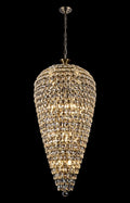 Diyas Coniston 20 Light Tall Acorn Pendant Light in Antique Brass