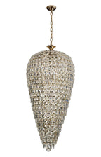 Diyas Coniston 20 Light Tall Acorn Pendant Light in French Gold