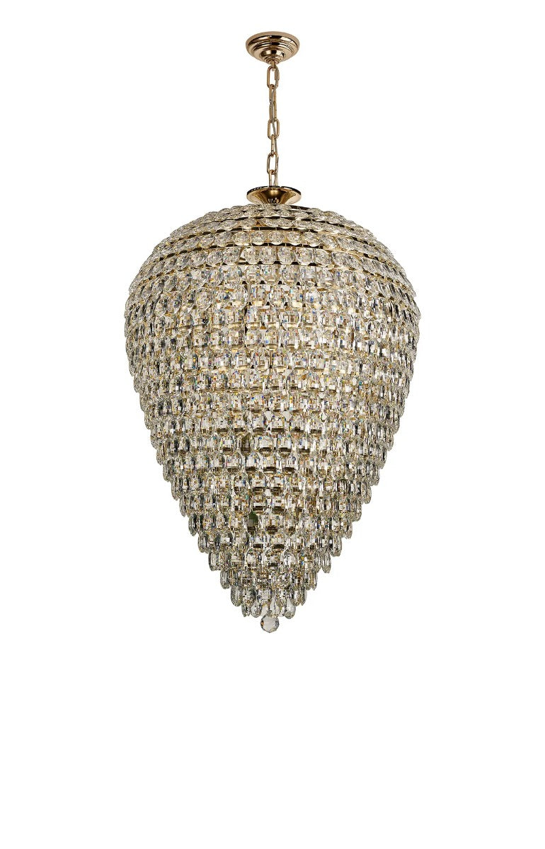 Diyas Coniston 25 Light Pendant Light in French Gold