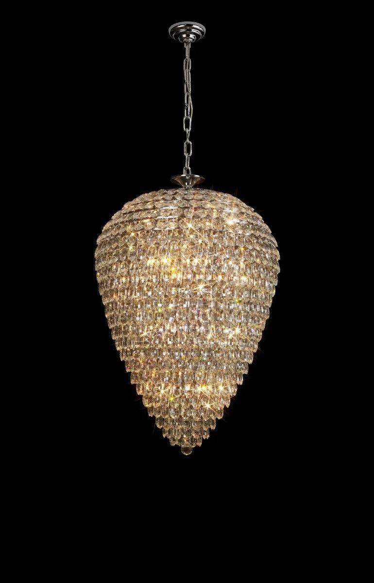 Diyas Coniston 25 Light Pendant Light in Polished Chrome