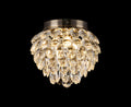 Diyas Coniston 3 Light Ceiling Light in Antique Brass IP44