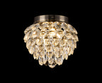 Diyas Coniston 3 Light Ceiling Light in Antique Brass IP44