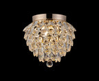 Diyas Coniston 3 Light Ceiling Light in French Gold IP44