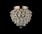 Diyas Coniston 3 Light Ceiling Light in French Gold IP44