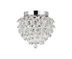Diyas Coniston 3 Light Ceiling Light in Polished Chrome IP44