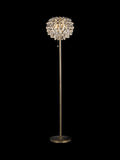 Diyas Coniston 3 Light Floor Lamp in Antique Brass