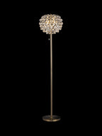 Diyas Coniston 3 Light Floor Lamp in Antique Brass