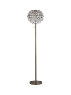 Diyas Coniston 3 Light Floor Lamp in Antique Brass