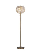 Diyas Coniston 3 Light Floor Lamp in Antique Brass
