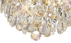 Diyas Coniston 3 Light Small Pendant Light in Gold with Crystal