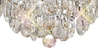Diyas Coniston 3 Light Small Pendant Light in Polished Chrome with Crystal