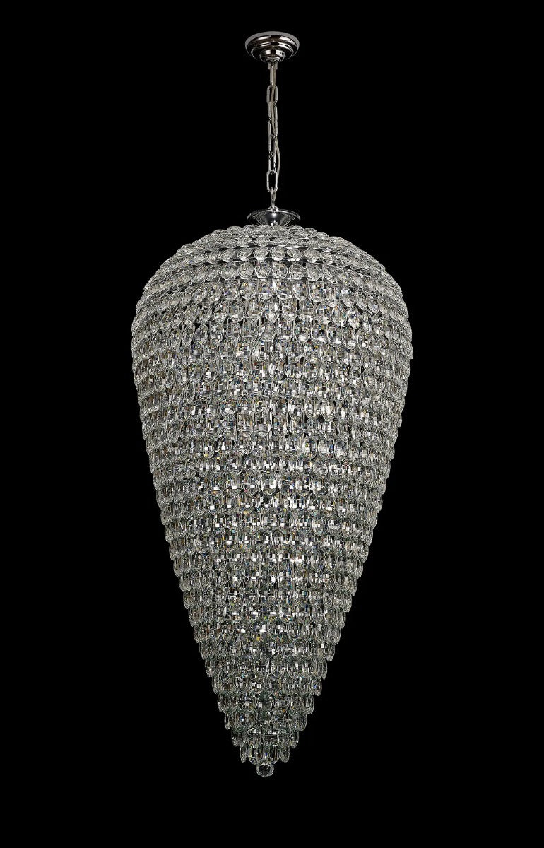 Diyas Coniston 30 Light Pendant Light in Polished Chrome