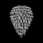 Diyas Coniston 4 Light Tall Wall Light in Antique Brass