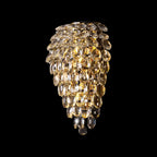 Diyas Coniston 4 Light Tall Wall Light in French Gold