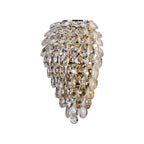 Diyas Coniston 4 Light Tall Wall Light in French Gold