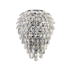 Diyas Coniston 4 Light Tall Wall Light in Polished Chrome