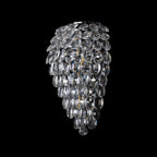 Diyas Coniston 4 Light Tall Wall Light in Polished Chrome