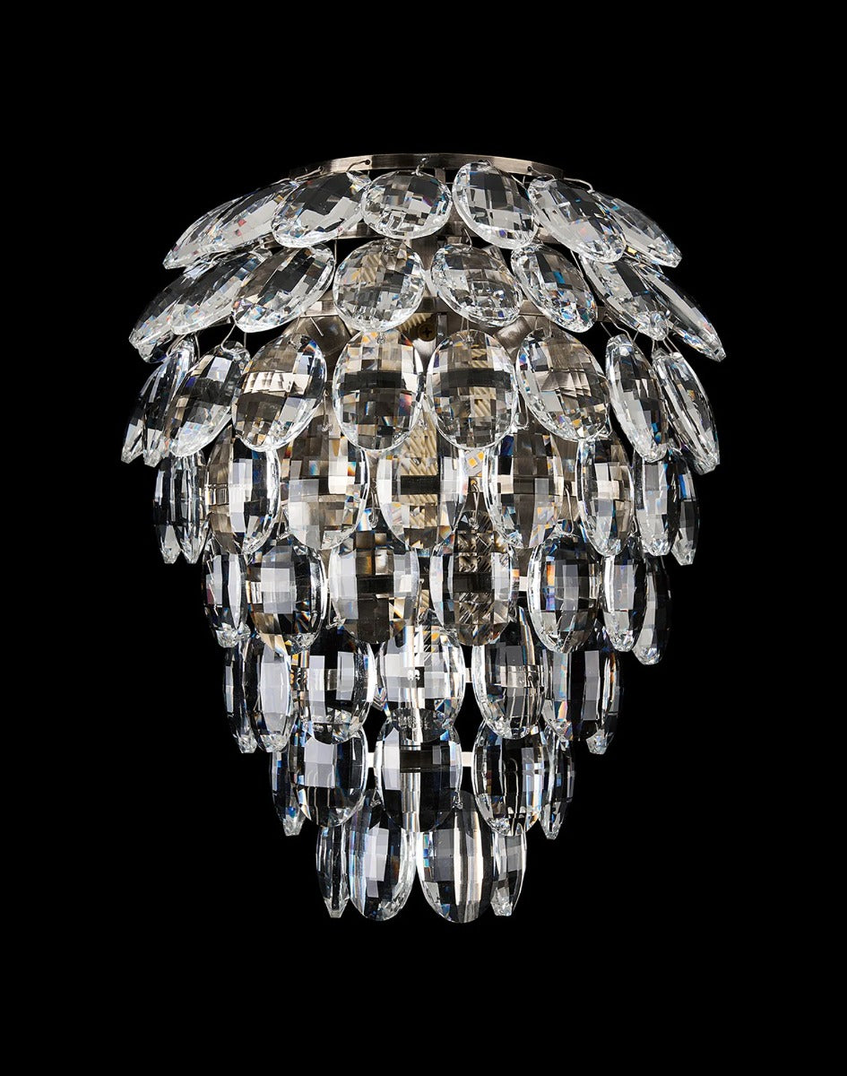 Diyas Coniston 4 Light Wall Light in Antique Brass IP44