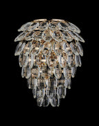 Diyas Coniston 4 Light Wall Light in French Gold IP44