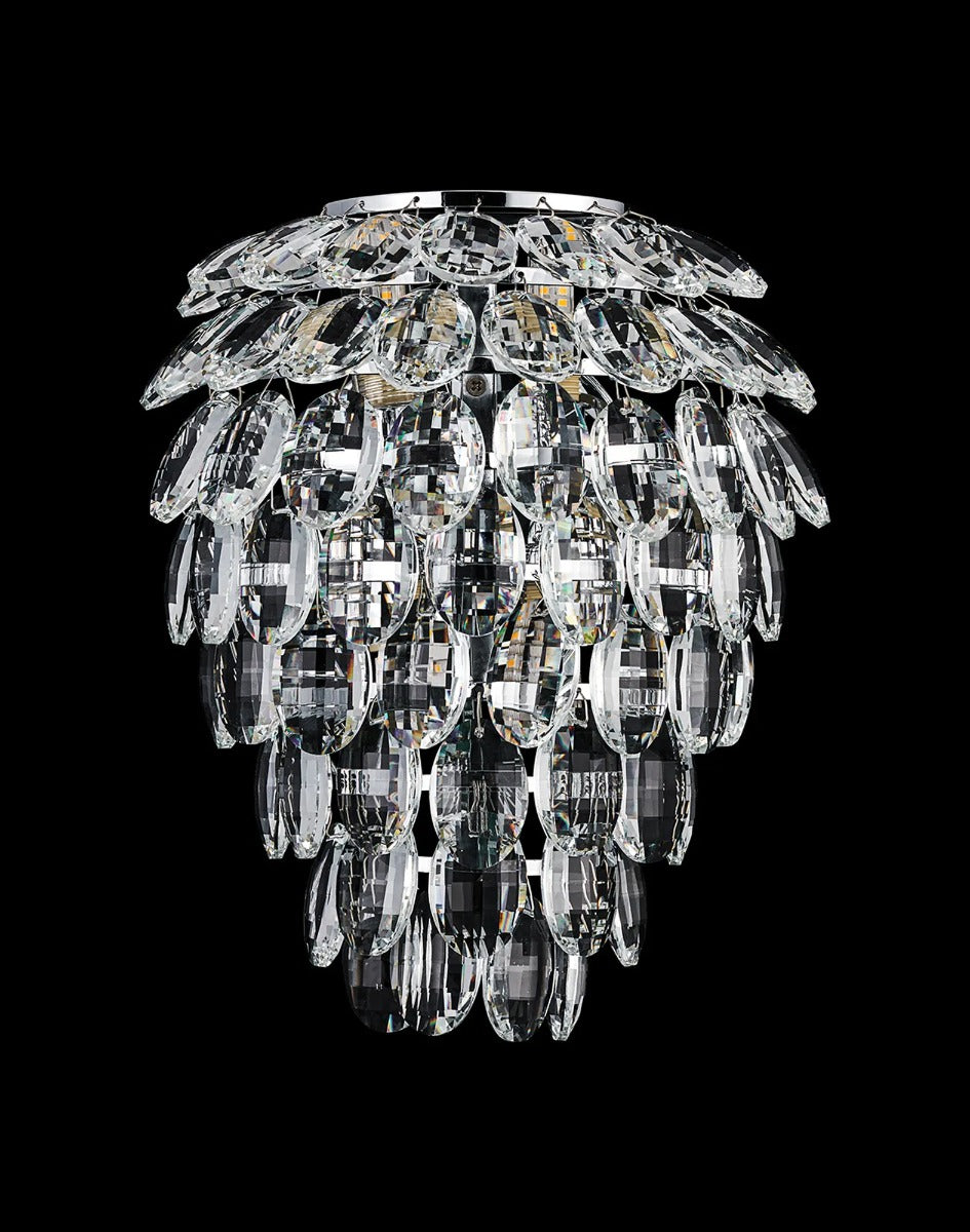 Diyas Coniston 4 Light Wall Light in Polished Chrome IP44