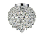Diyas Coniston 5 Light Ceiling Light in Polished Chrome IP44