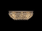 Diyas Coniston 5 Light Linear Flush Ceiling Light in Antique Brass