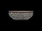 Diyas Coniston 5 Light Linear Flush Ceiling Light in Antique Brass